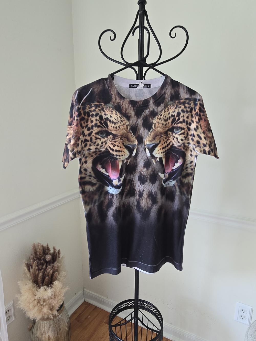 Wildcat Mirror-Print Short Sleeve Tee - Medium